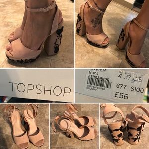 Topshop high-heeled sandals